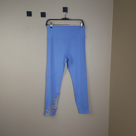 Soulgani Active Bali Beach Babe Strong Soul Leggings in Light Blue Size M - Picture 1 of 8